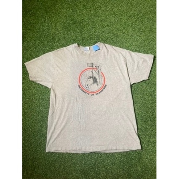 University of Deadhorse Graphic Tee Novelty Humor T Shirt - Picture 1 of 16